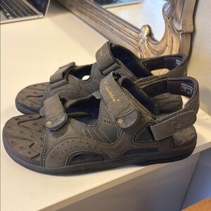 Columbia Challenger Gray Sport Sandals with Adjustable Straps
